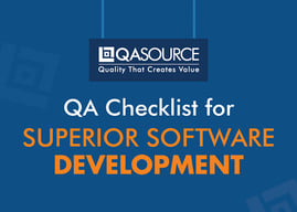 高级软件开发的QA检查表