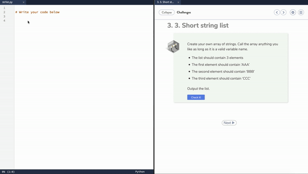 Codio Computer Science Introduction to Python