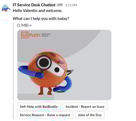 IT Service Desk Chatbot