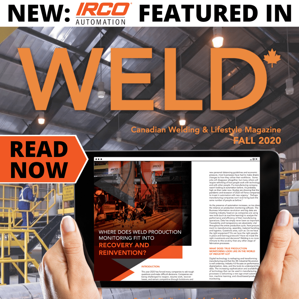 NEWS: Where does Weld Production Monitoring Fit into Recovery and Reinvention?