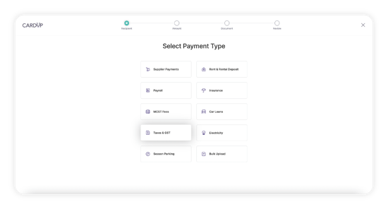 1.3.3 Payment Type - Taxes and GST_highlight