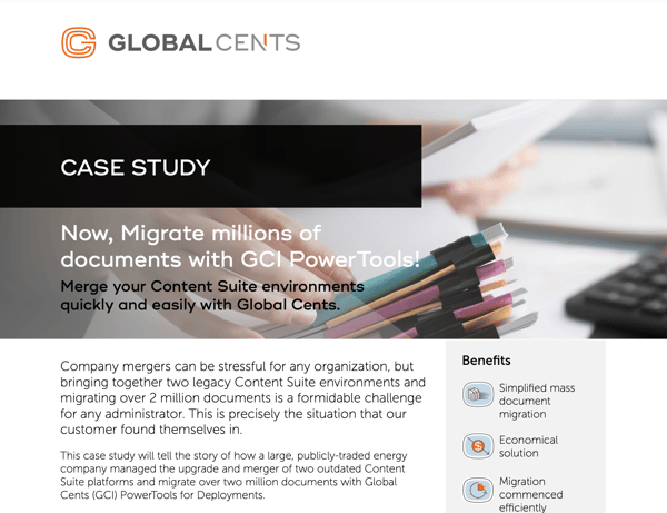 Now, Migrate millions of documents with GCI PowerTools!