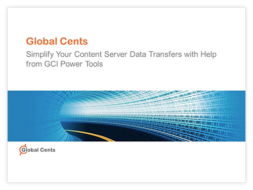 Content Server Data Transfers with GCI PowerTools for Deployments