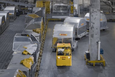 Simai Routenzug bei DHL im Schwerlast Einsatz