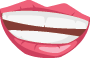 Illustration of a smile with teeth.