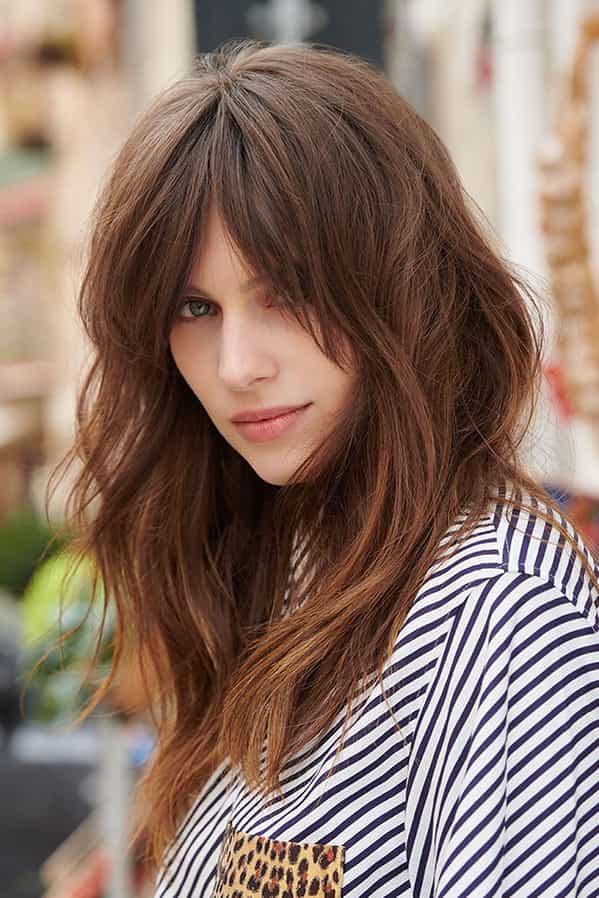 Peinados con extensiones marrones