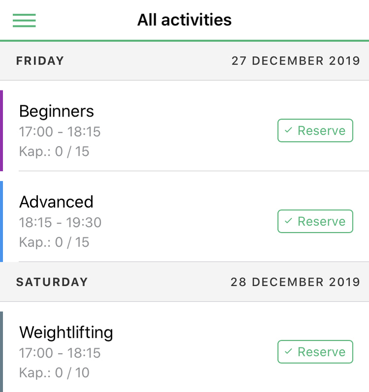 activities