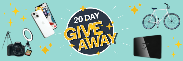 Congrats to our 20 Day Giveaway winners!