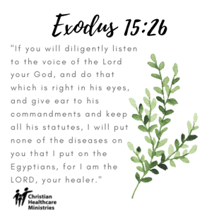 Healing Scriptures - Exodus 15:26