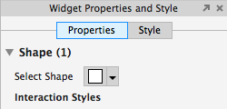 Widget Properties and Style Fenster