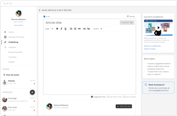 Publishing tools