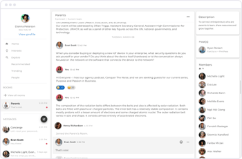 Private groups