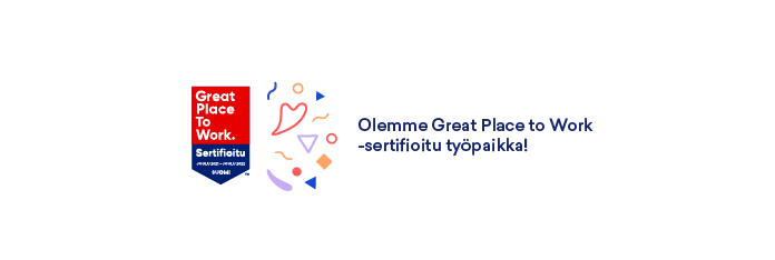 Great Place to Work sertifikaatti.