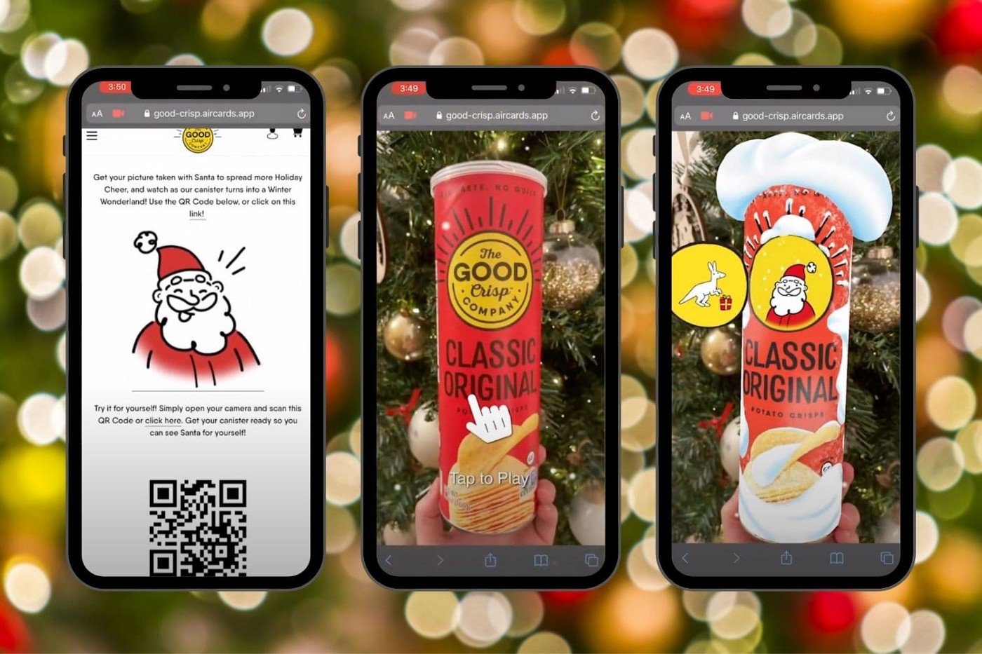 The Good Crisp Company spreads holiday cheer with a message from Santa