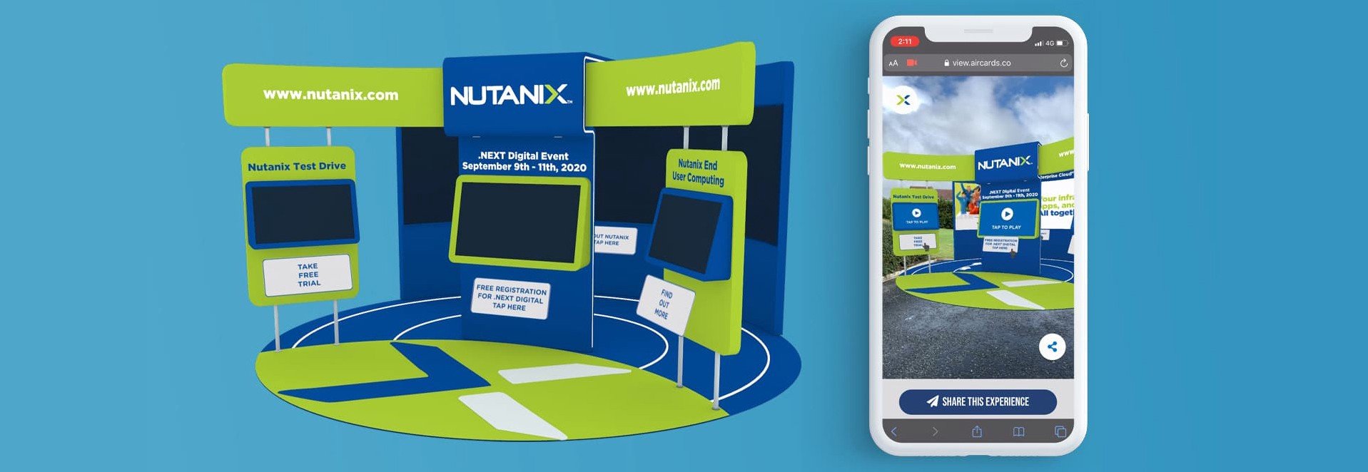 Aircards teams up with Dubai-based partner CXO Strategies to deliver an entirely virtual expo experience for Nutanix