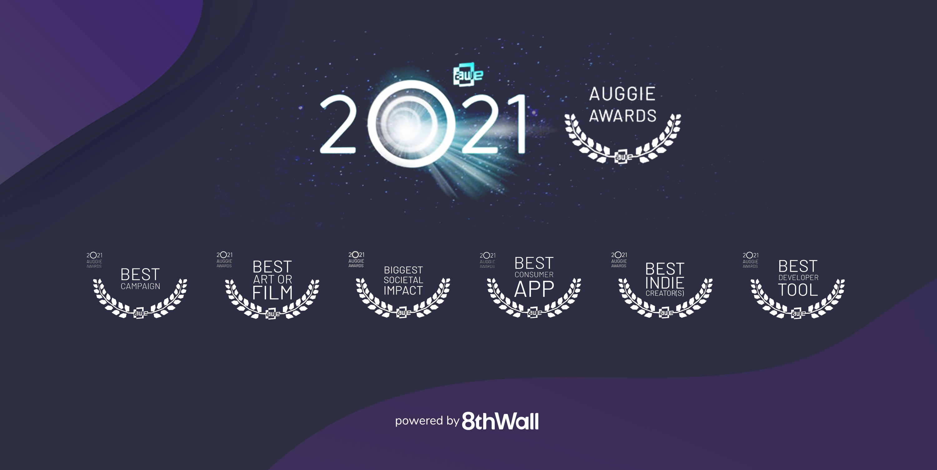 8th Wall powered WebAR experiences nominated for 23 Auggie Awards across 6 categories