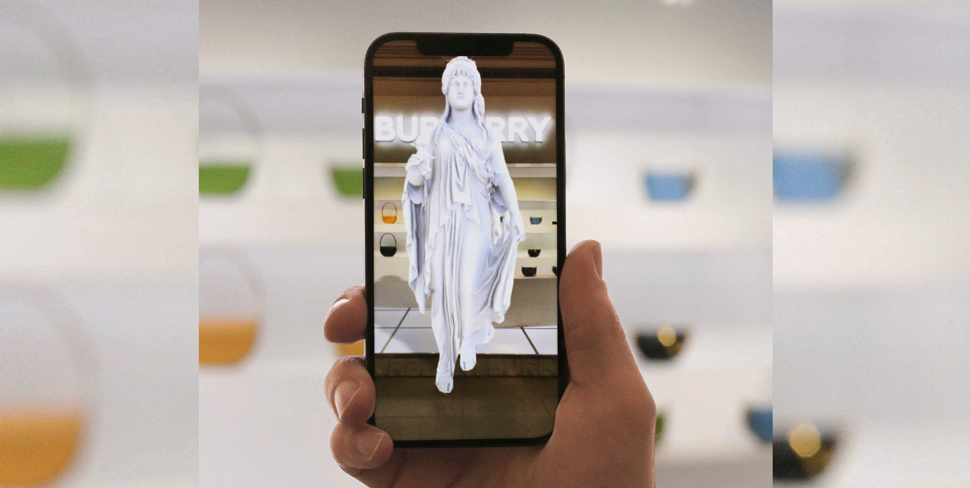 Burberry invites customers into the World of Olympia with its latest  augmented reality experience | 8th Wall