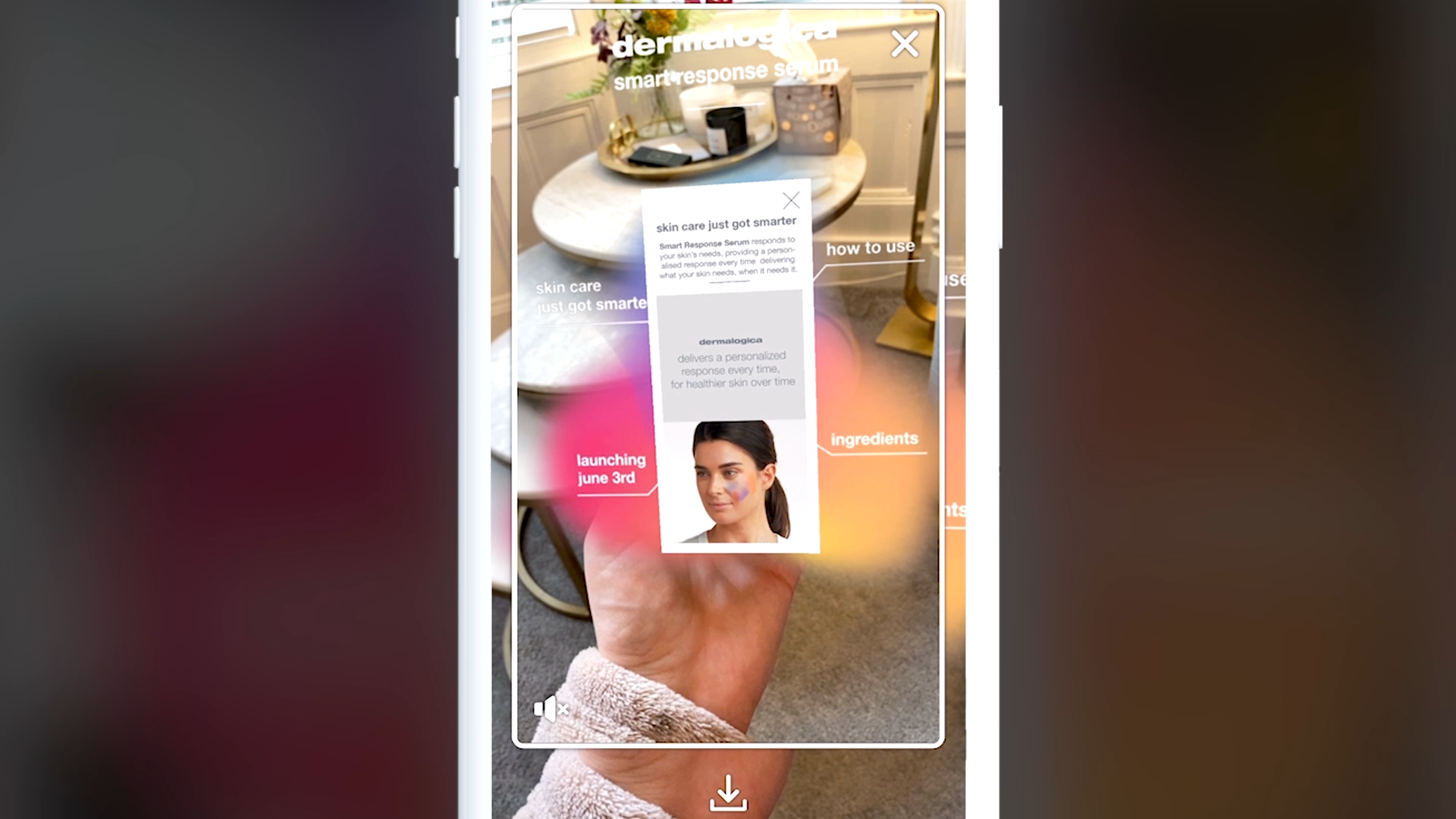 Dermalogica uses on-packaging WebAR experience to educate customers on new product range