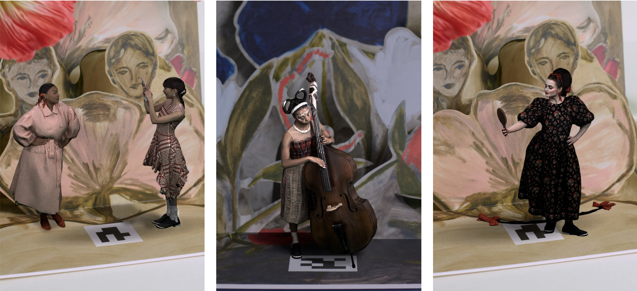 Simone Rocha x H&M Launches a theatrical WebAR pop-up book with British painter Faye Wei Wei