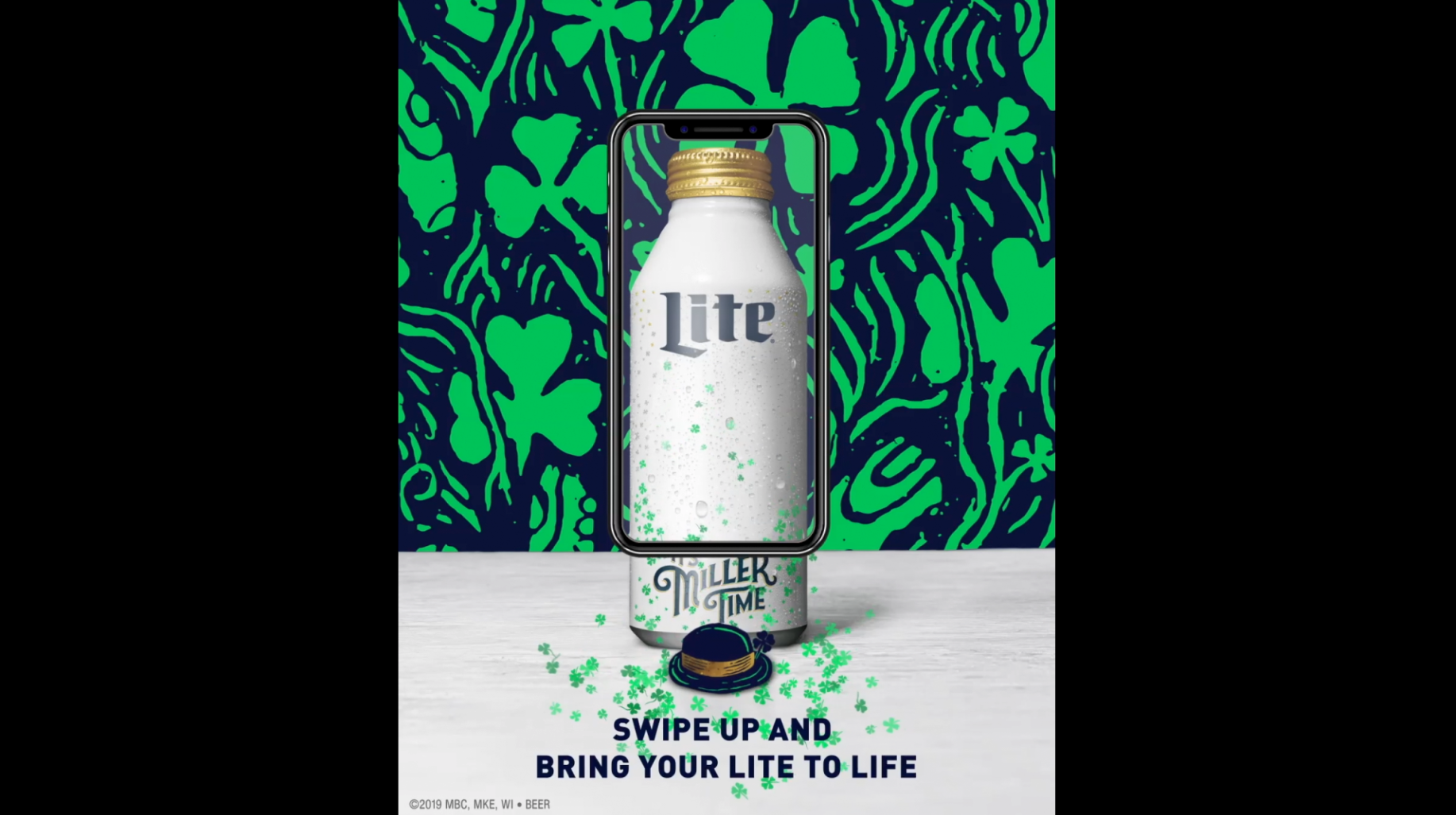 Miller Lite brings packaging to life with Web AR campaign, No App Required