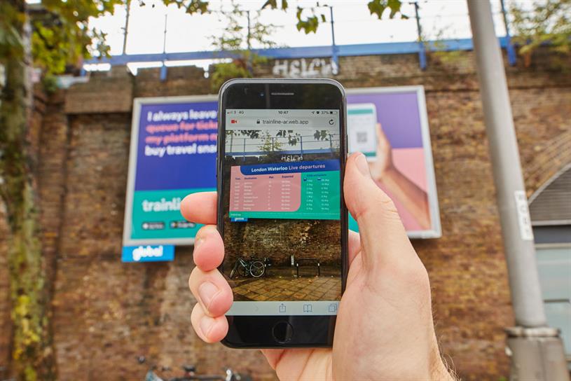 Trainline activation takes over London’s bustling Waterloo Station