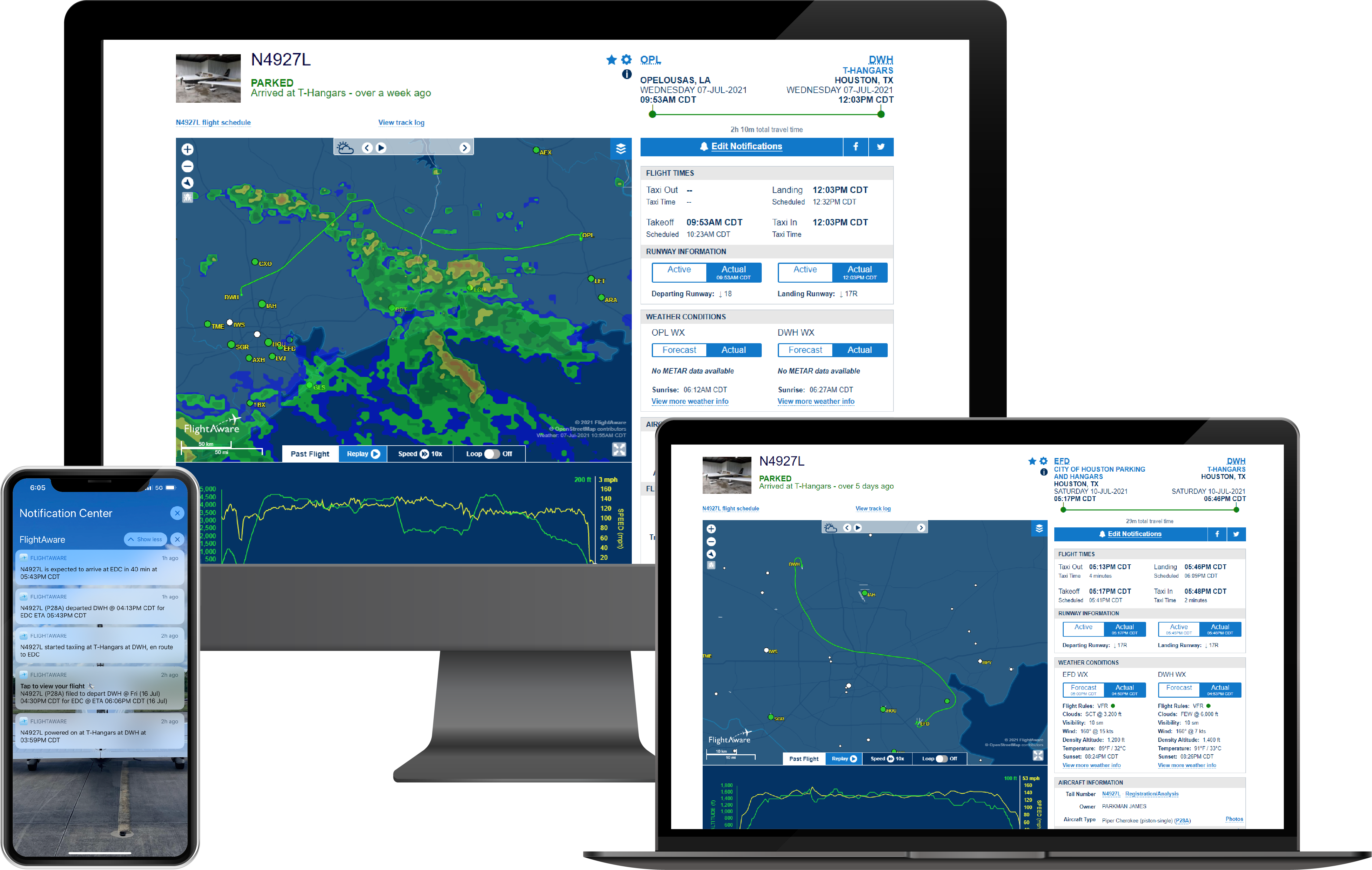 Карта приемников сервиса flightaware