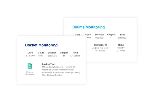 Docket Monitoring and Claims Monitoring - 1441 x 961 px