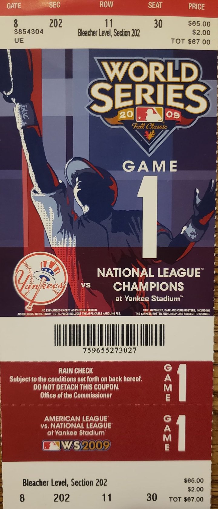 2020 World Series Collectible Tickets May be Rarest of All
