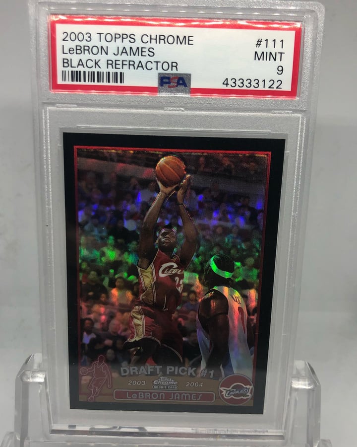 Customer Turns Down Over $50,000 Offer From Celebrities for LeBron James Rookie Card During Break