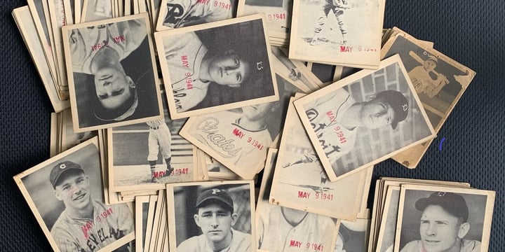 Mysteriously-Stamped 1939 Play Ball Baseball Card Collection