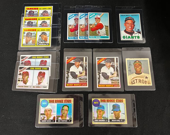 Mystery Box With Mickey Mantle Cards in The Unsolicited Collection