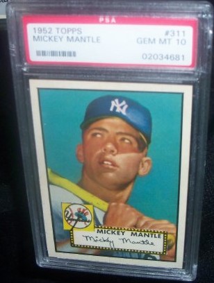 Mickey Mantle Rookie Breaks All-Time Price Record at 5.2 Million Dollars