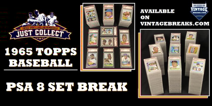 Fully PSA-Graded 1965 Topps Baseball Complete Set Purchase