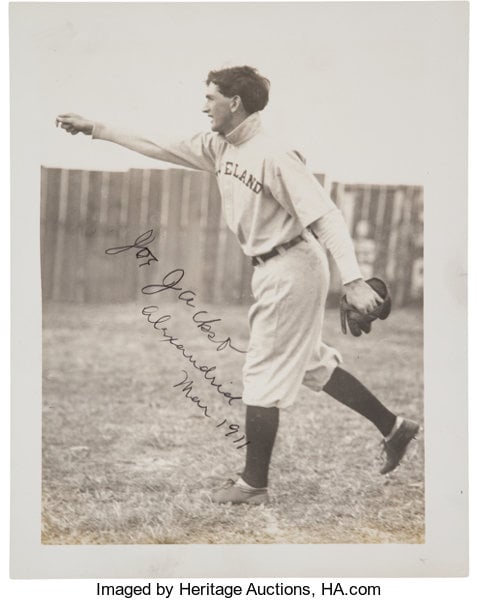 Shoeless Joe Jackson Autographed Photo Sells for 1.47 Million Dollars