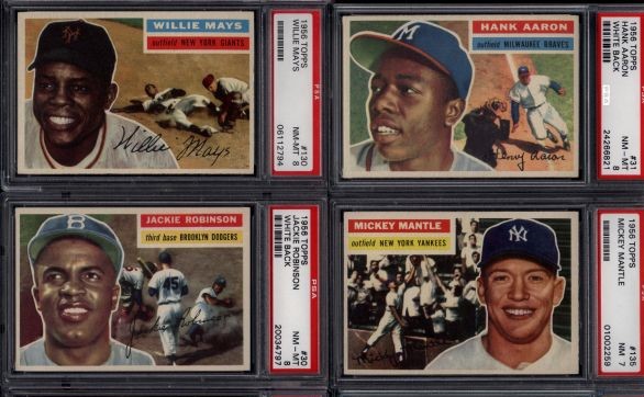 Fully PSA-Graded 1956 Topps Baseball Complete Set Purchase