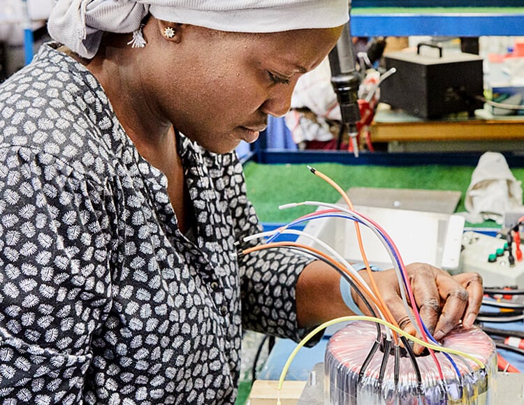 Woman-of-colour-working