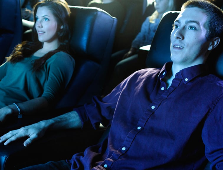 Couple-enjoying-a-movie