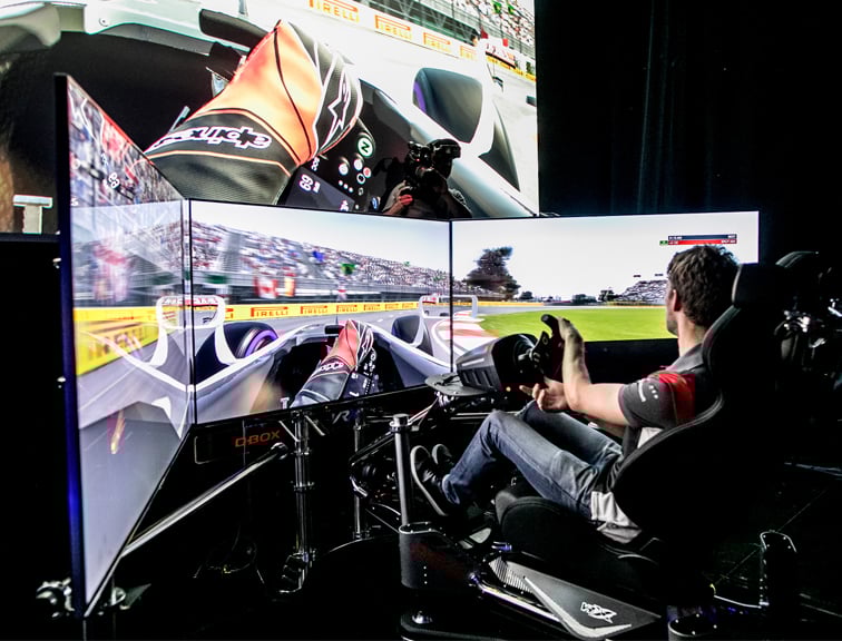 D-BOX Haptic System for Pro Sim Racers