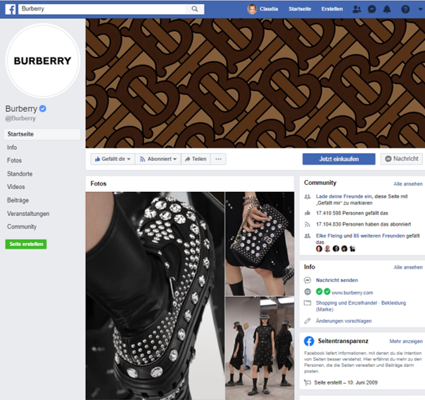 Burberry Facebook Fanpage-1