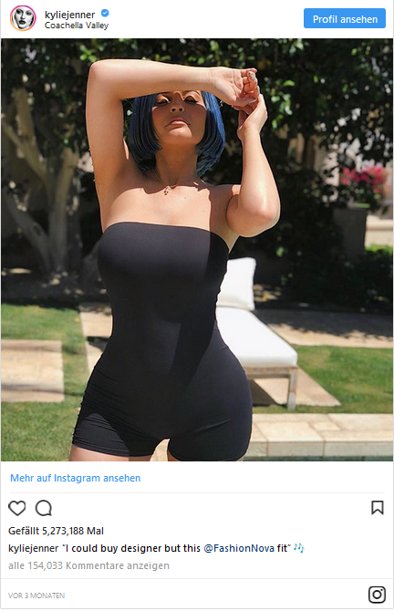 Instagram Kylie Jenner Fashion Marketing