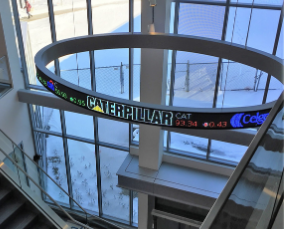 LED Ticker for finance lab