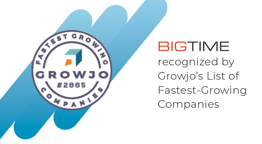 BigTime Software Ranked on Growjo Fastest-Growing Companies List