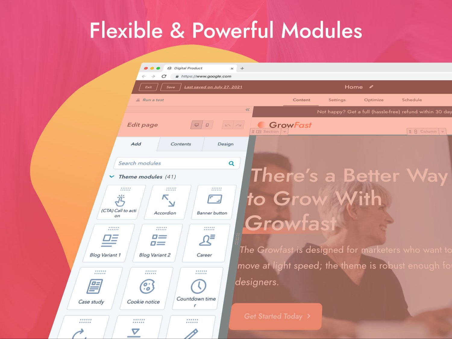 Flexible & Powerful Modules