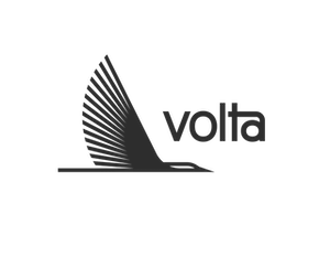 Volta logo and wordmark lockup