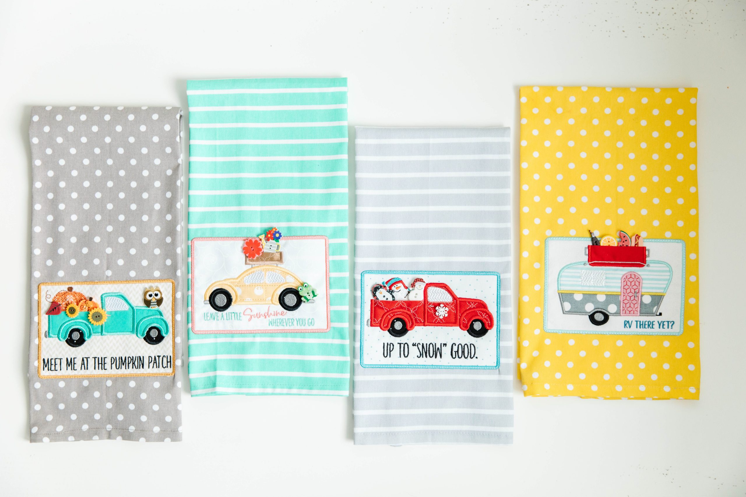 Blue Tea Towel Blanks, Blank Tea Towels, DIY Blanks, Embroidery Blanks,  Blank Towels for Handmade Projects 