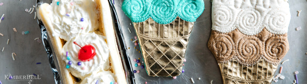 Jumpstitch-Summer Scoops Clasp Purses