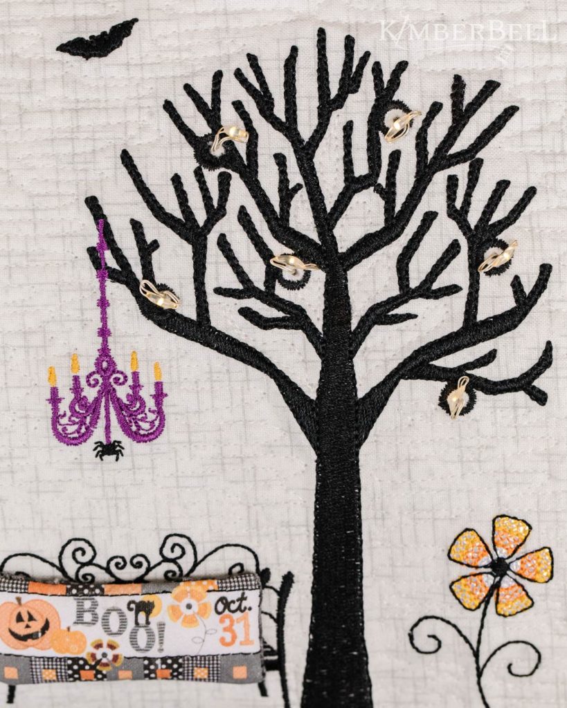 Twilight Boo-levard Bench and Tree