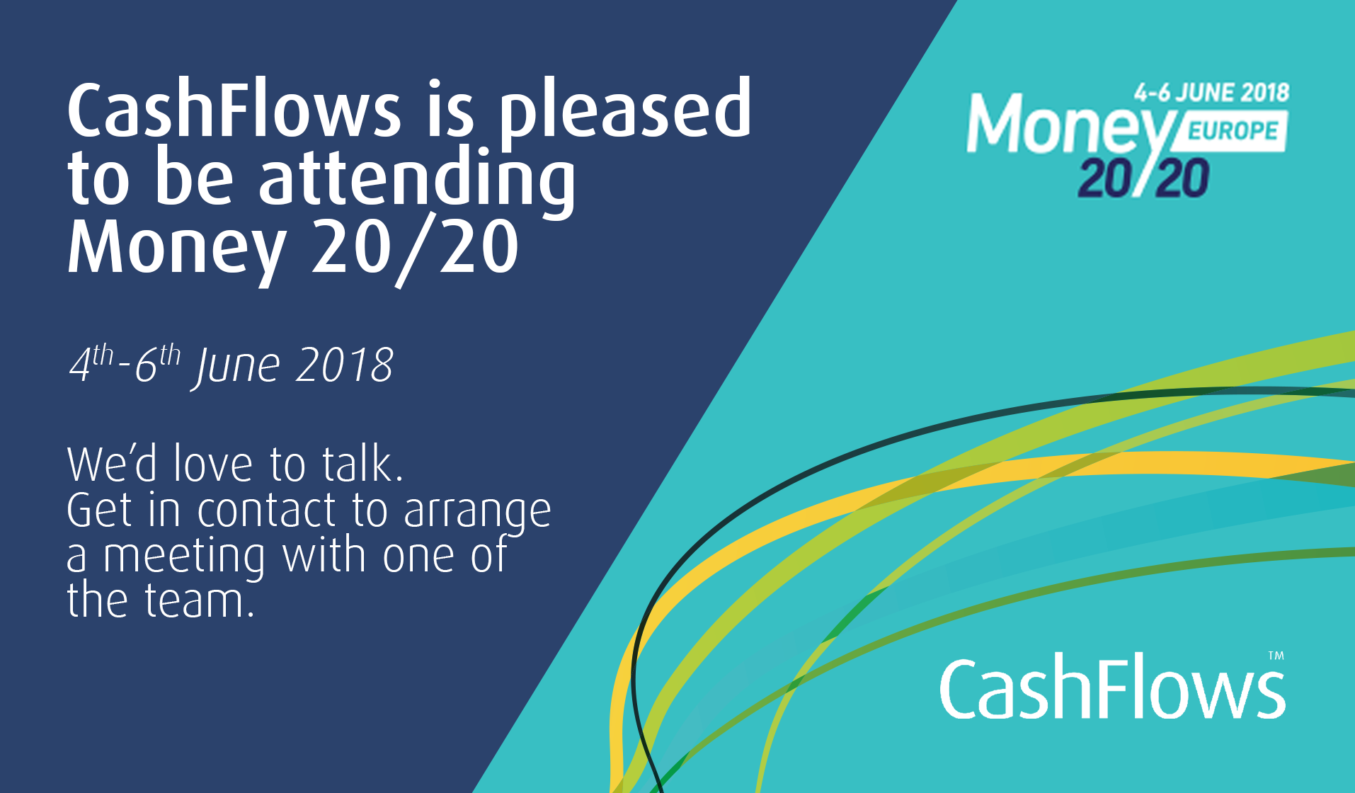 CashFlows: pleased to be attending Money 20/20
