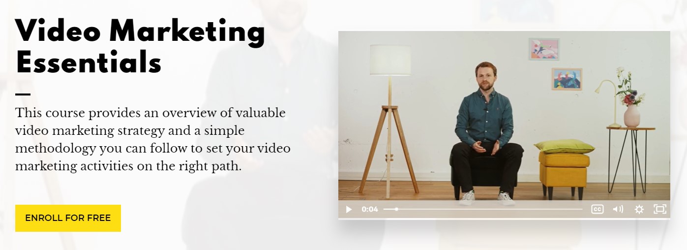 video marketing free course