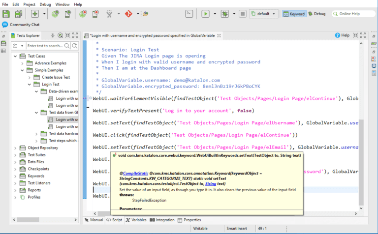 Katalon Studio vs Selenium based open source frameworks